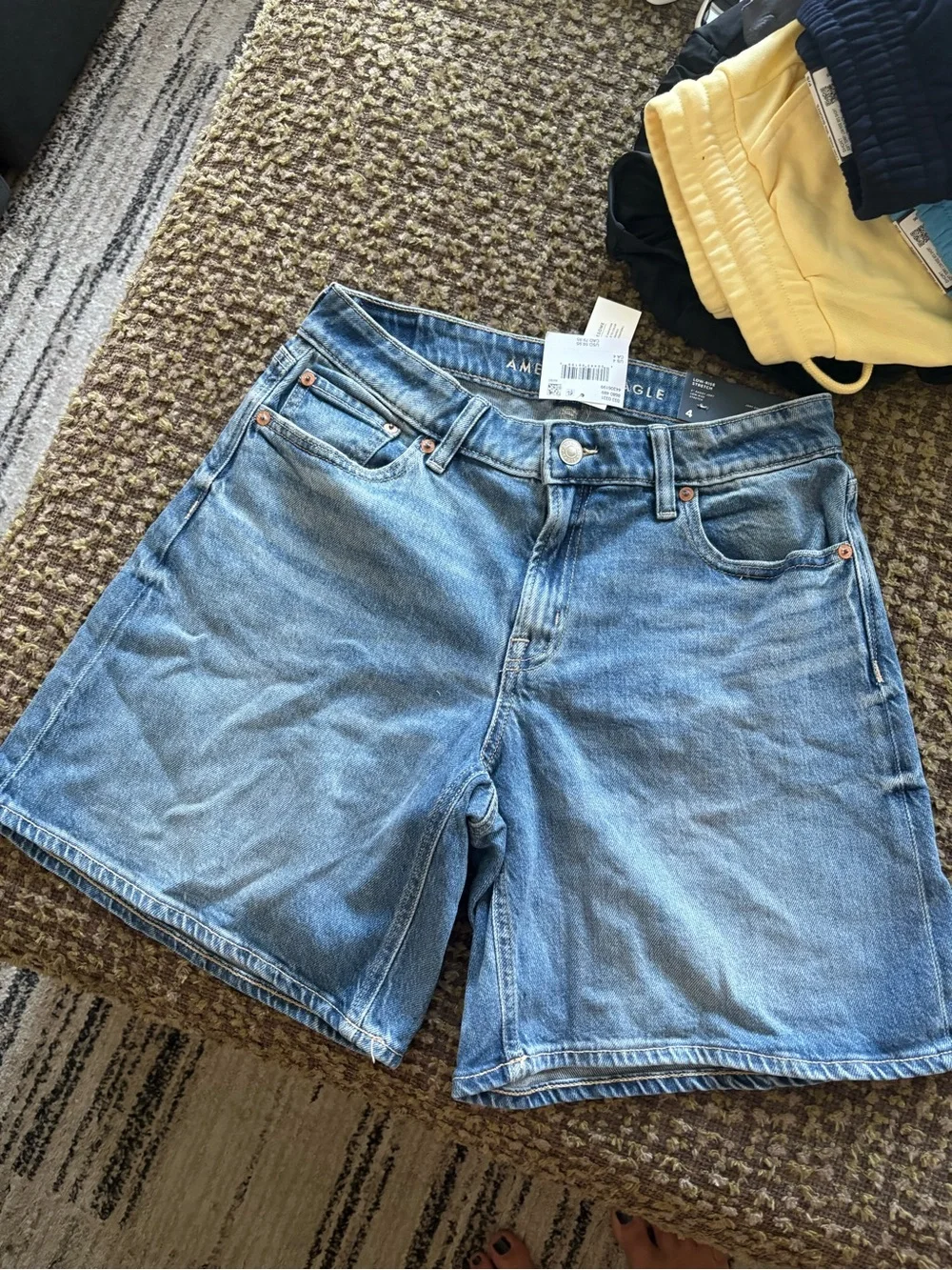 AE Stretch Low-Rise Baggy 8